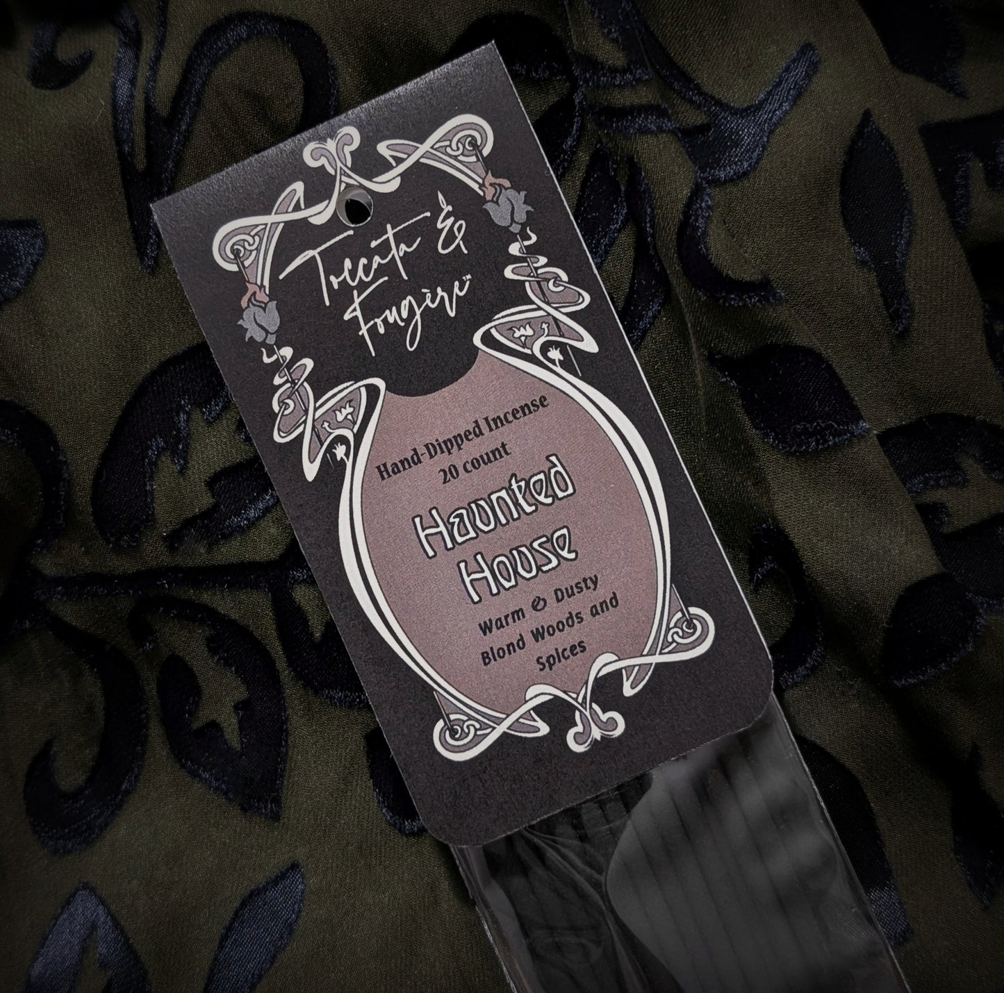Toccata & Fougère™ Haunted House Hand-Dipped Incense