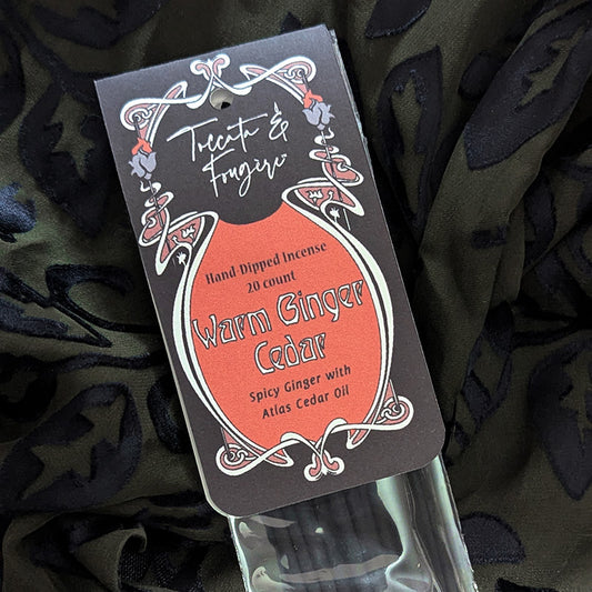 Toccata & Fougère™ Warm Ginger & Cedar Hand-Dipped Incense