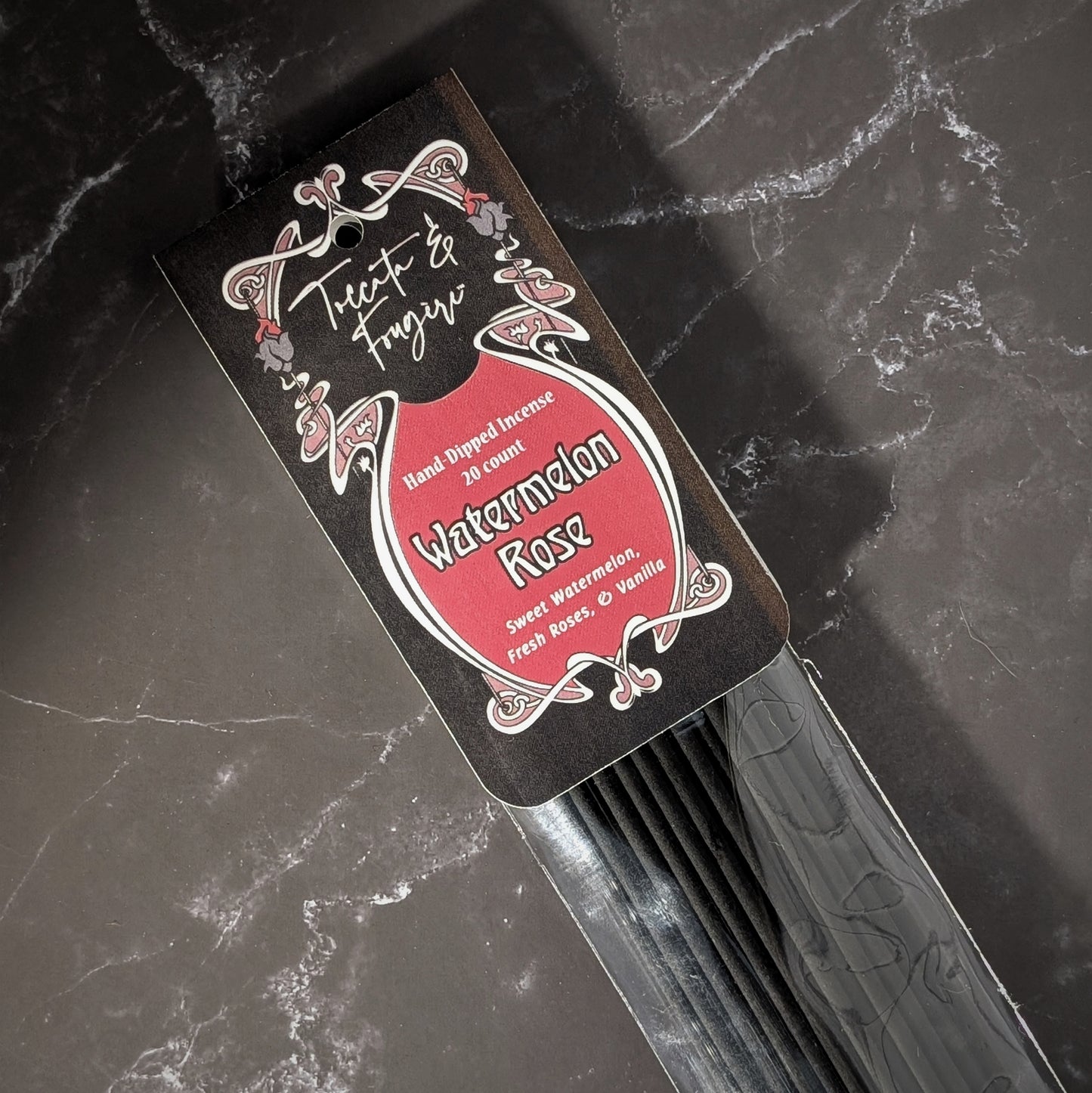 Toccata & Fougère™ Watermelon Rose Hand-Dipped Incense