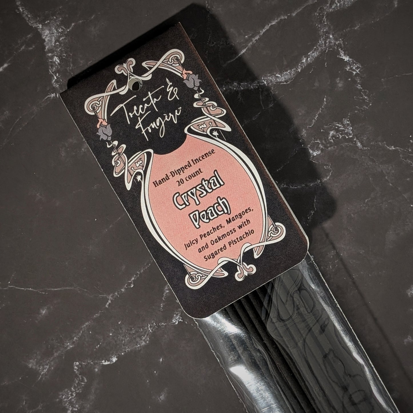 Toccata & Fougère™ Crystal Peach Hand-Dipped Incense
