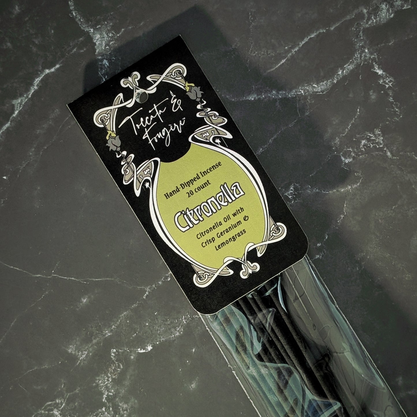 Toccata & Fougère™ Citronella Hand-Dipped Incense