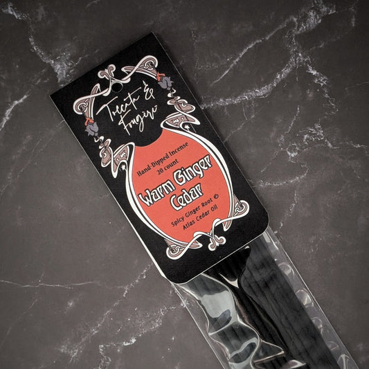 Toccata & Fougère™ Warm Ginger & Cedar Hand-Dipped Incense