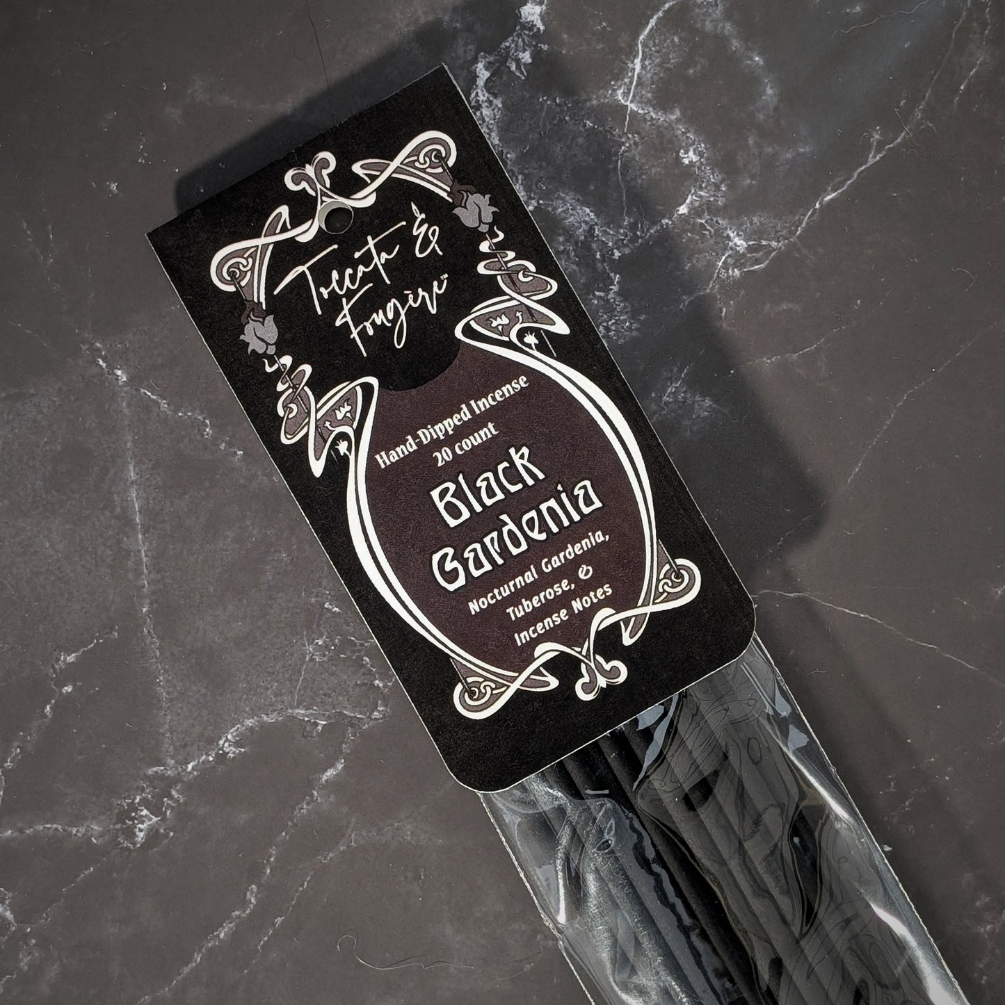 Toccata & Fougère™ Black Gardenia Hand-Dipped Incense