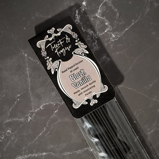Toccata & Fougère™ Black Vanilla Hand-Dipped Incense