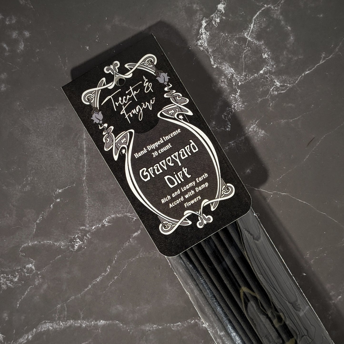 Toccata & Fougère™ Graveyard Dirt Hand-Dipped Incense