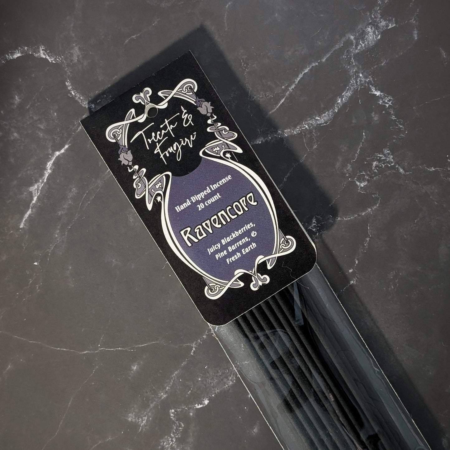 Toccata & Fougère™ Ravencore Hand-Dipped Incense
